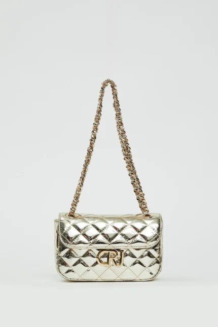 BORSA LAMINATA ORO Denny Rose