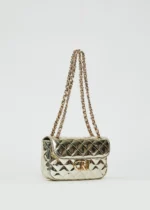 BORSA LAMINATA ORO Denny Rose