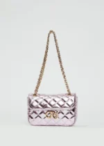 BORSA LAMINATA ROSA Denny Rose
