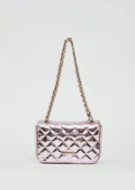 BORSA LAMINATA ROSA Denny Rose