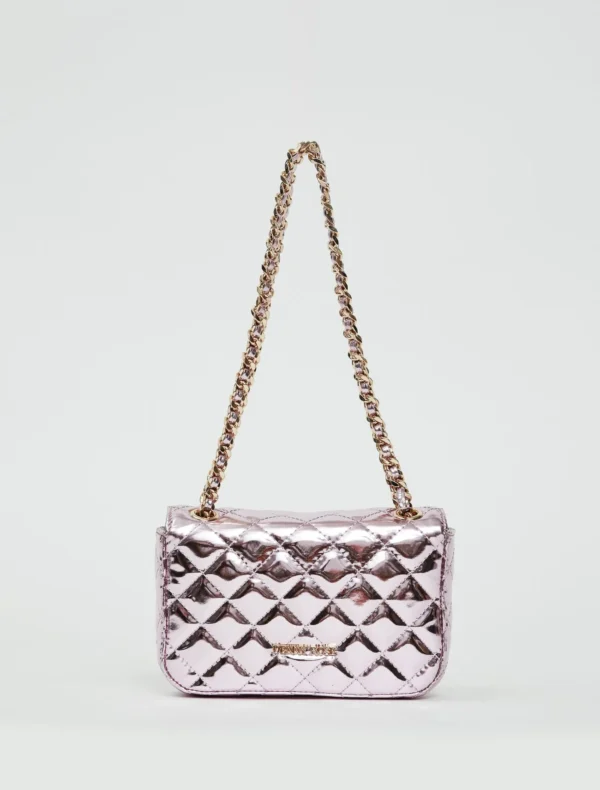 BORSA LAMINATA ROSA Denny Rose