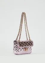 BORSA LAMINATA ROSA Denny Rose