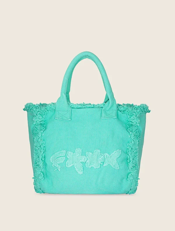 BORSA TOTE BAG VERDE ACQUA Effek