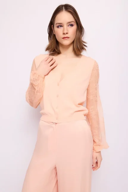 CARDIGAN PESCA E PIZZO Denny Rose