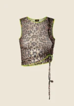 CROP TOP MACULATO GIALLO Effek