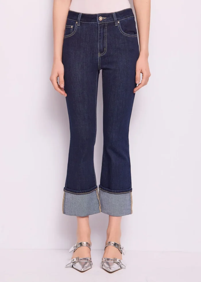 JEANS CAPRI A ZAMPA Denny Rose