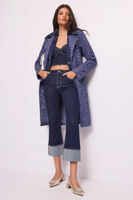 JEANS CAPRI A ZAMPA Denny Rose