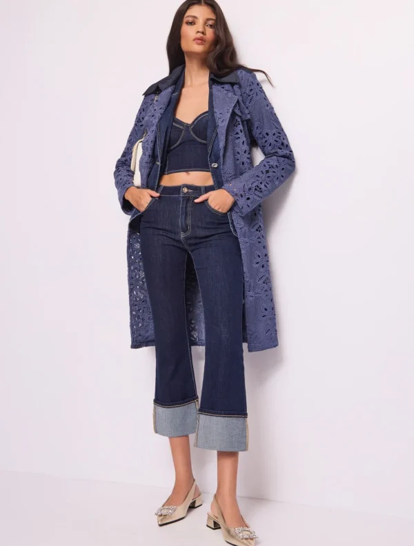 JEANS CAPRI A ZAMPA Denny Rose