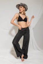 JEANS GRIGIO SCURO STRASS LOUISE Relish