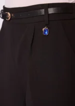 PANTALONE BERMUDA NERO Denny Rose