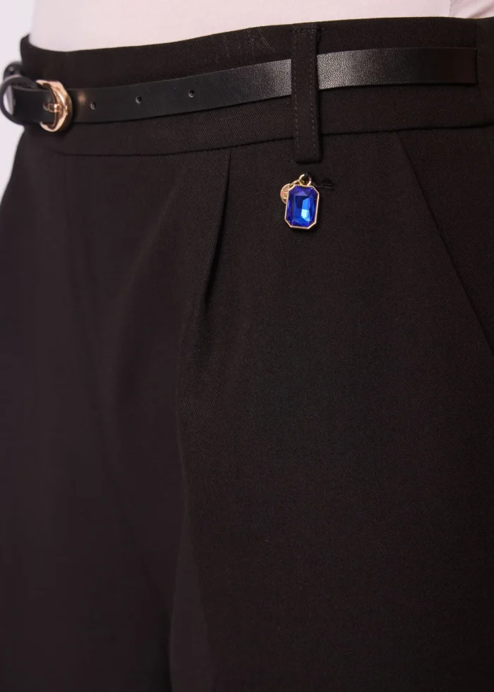 PANTALONE BERMUDA NERO Denny Rose