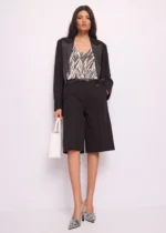 PANTALONE BERMUDA NERO Denny Rose