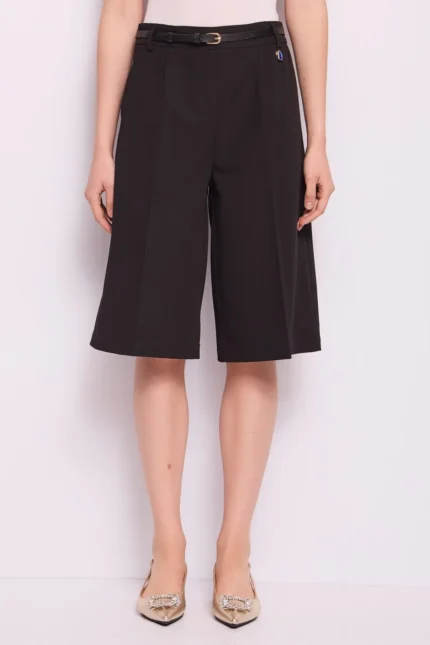 PANTALONE BERMUDA NERO Denny Rose