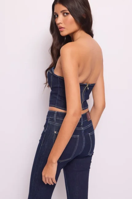 TOP BUSTIER IN DENIM Denny Rose