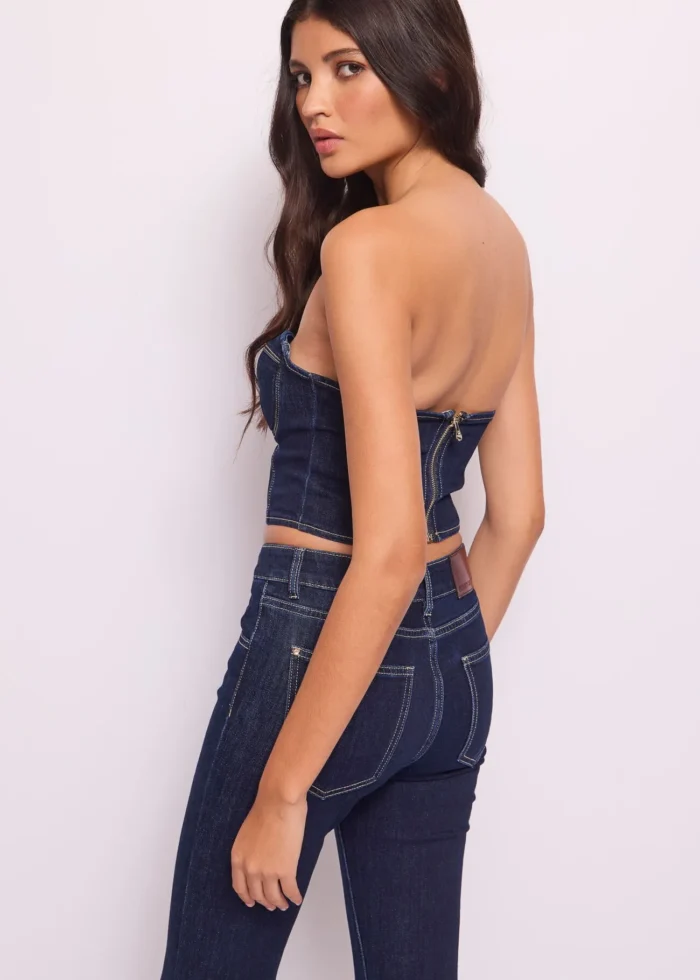 TOP BUSTIER IN DENIM Denny Rose