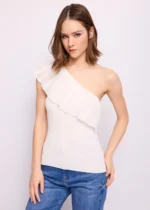 TOP CANOTTA BIANCA Denny Rose