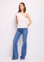 TOP CANOTTA BIANCA Denny Rose