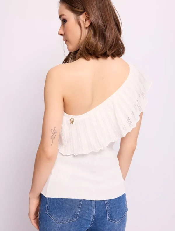 TOP CANOTTA BIANCA Denny Rose
