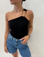 TOP BODY MONOSPALLA NERO FABRIZIA Relish