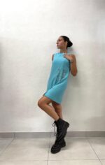 ABITO CORTO AZZURRO TIFFANY Denny Rose