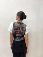 GILET NERO E PIZZO Denny Rose