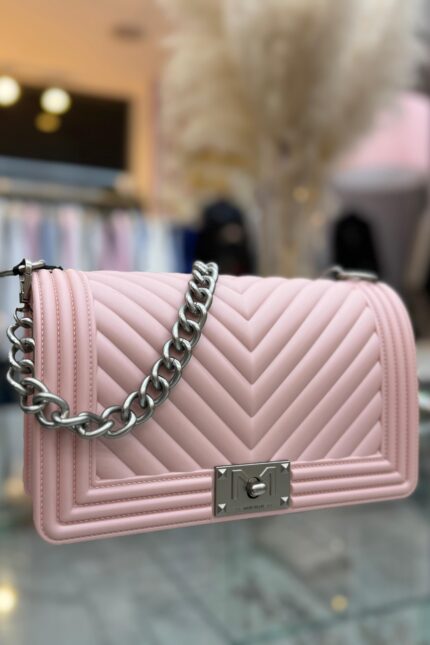 BORSA FLAT MEDIUM ROSA CANDY Marc Ellis