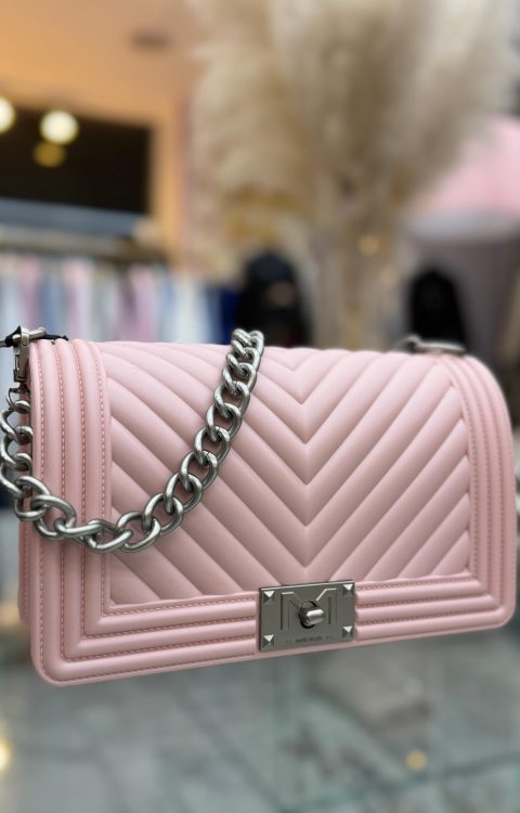 BORSA FLAT MEDIUM ROSA CANDY Marc Ellis