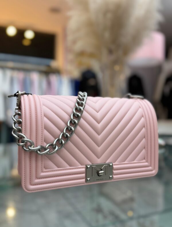 BORSA FLAT MEDIUM ROSA CANDY Marc Ellis