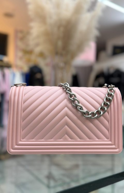 BORSA FLAT MEDIUM ROSA CANDY Marc Ellis
