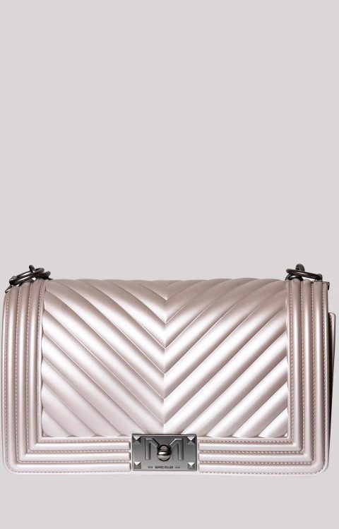 BORSA FLAT MEDIUM ROSA CHIARO Marc Ellis