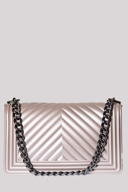BORSA FLAT MEDIUM ROSA CHIARO Marc Ellis