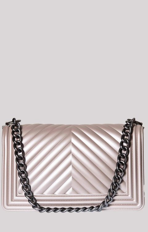 BORSA FLAT MEDIUM ROSA CHIARO Marc Ellis