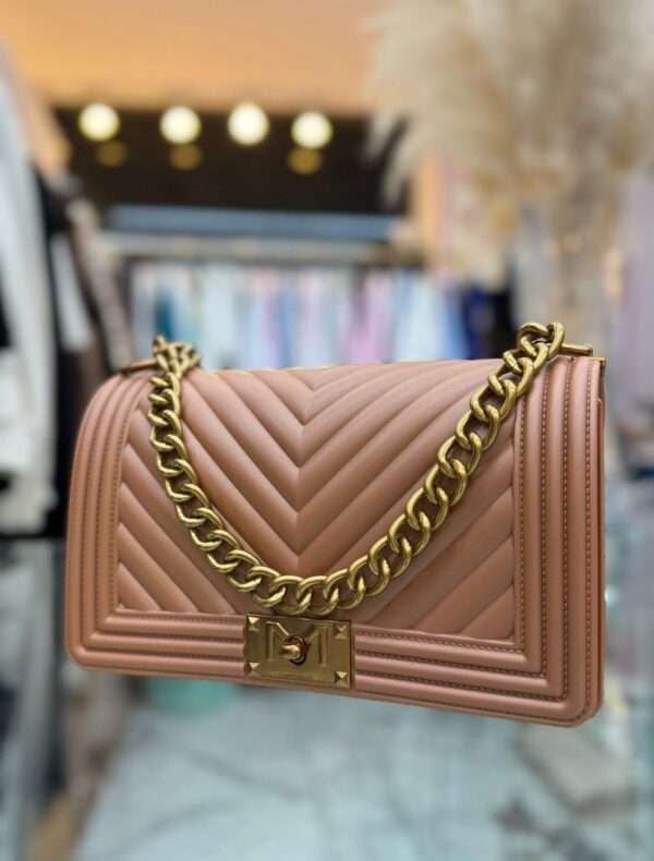 BORSA FLAT MEDIUM ROSÉ Marc Ellis
