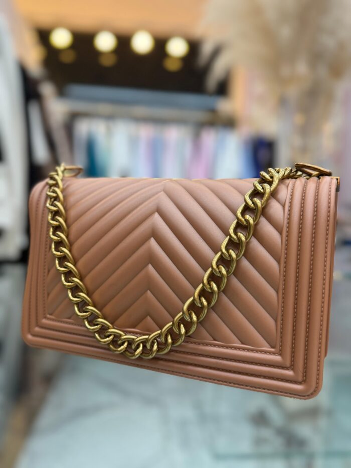 BORSA FLAT MEDIUM ROSÉ Marc Ellis