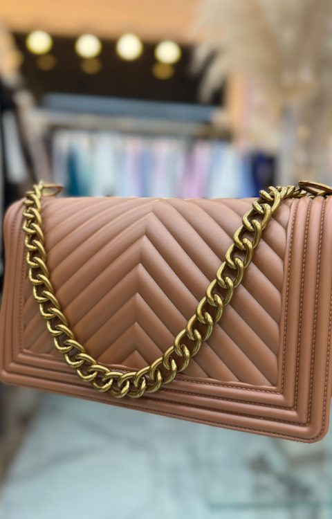 BORSA FLAT MEDIUM ROSÉ Marc Ellis