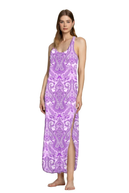 ABITO LUNGO CASHMERE LILLA 4giveness