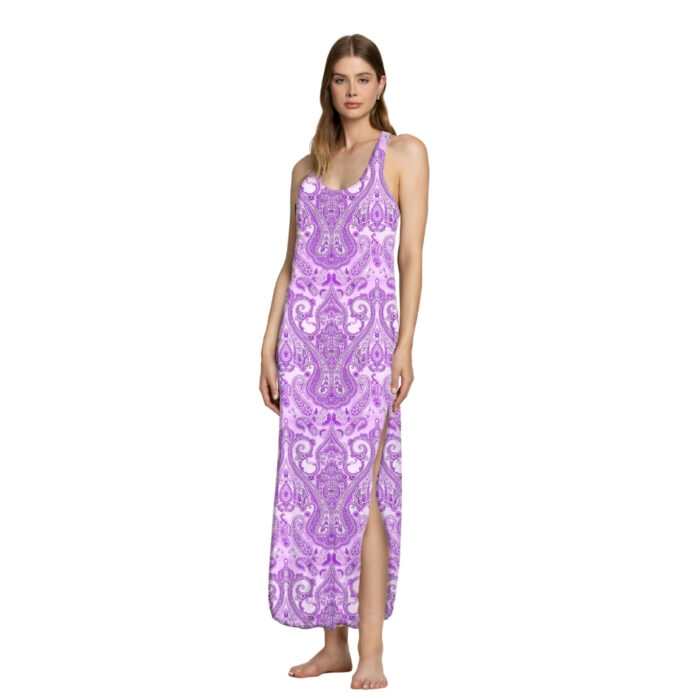 ABITO LUNGO CASHMERE LILLA 4giveness