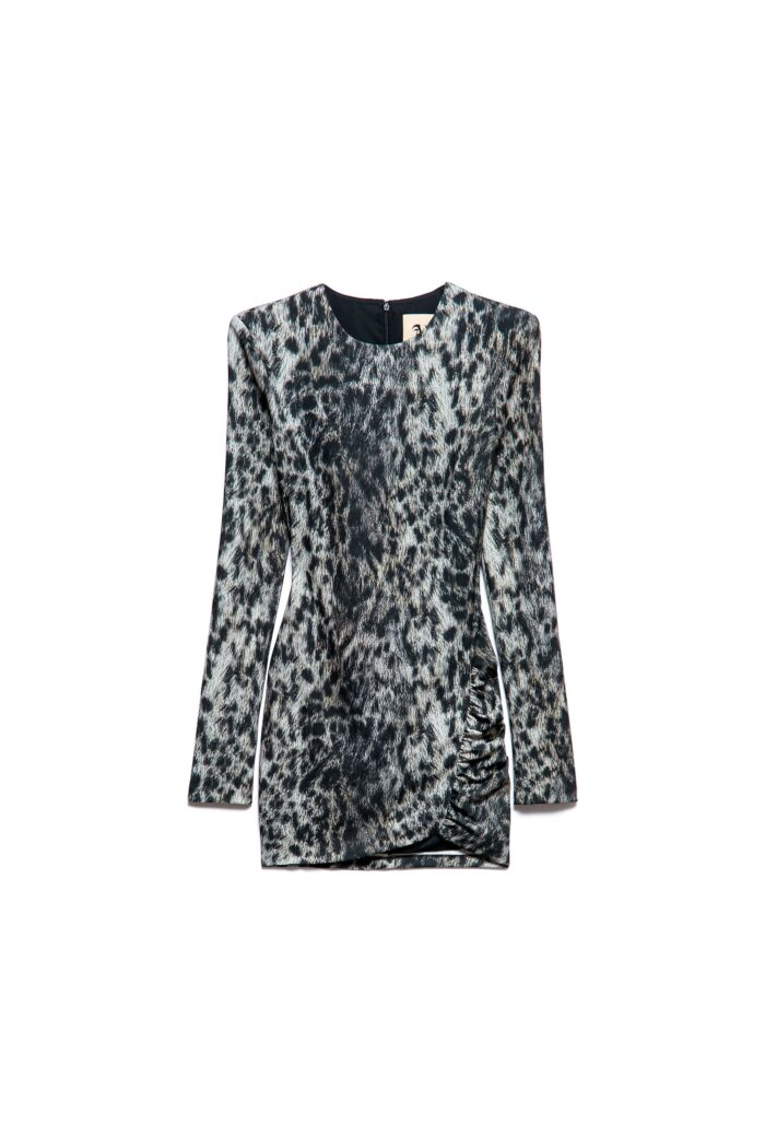 ABITO TUBINO MACULATO MINI DRESS JODIE Aniye By
