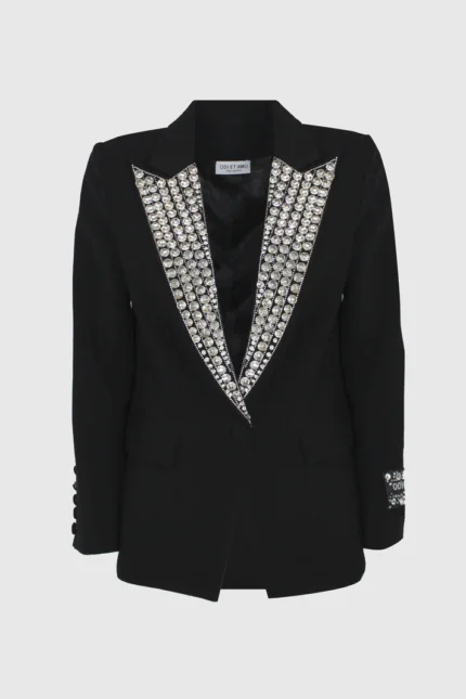 BLAZER NERO STRASS Odi et Amo