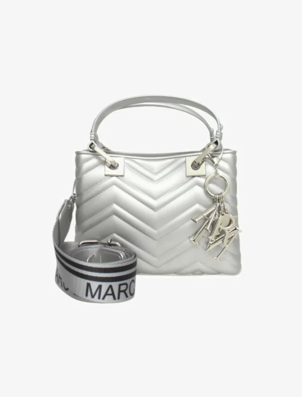 BORSA KRISSY SMALL ARGENTO Marc Ellis