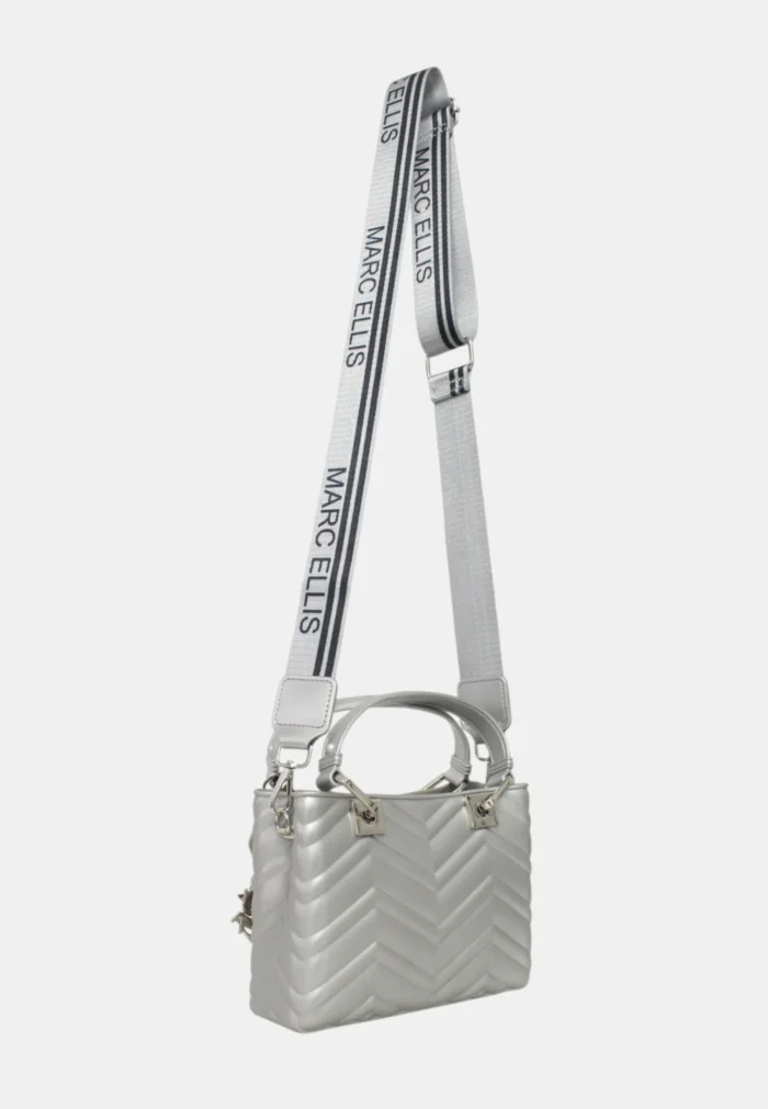 BORSA KRISSY SMALL ARGENTO Marc Ellis