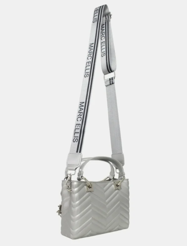 BORSA KRISSY SMALL ARGENTO Marc Ellis