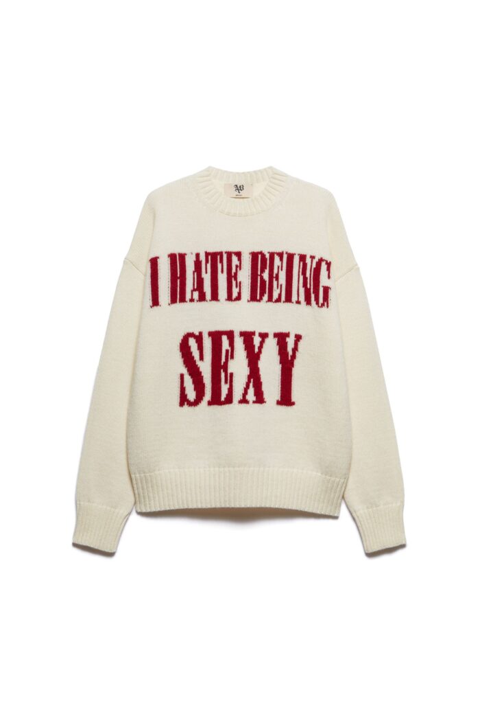 MAGLIA OVER BIANCA PULL KOLOR Aniye By