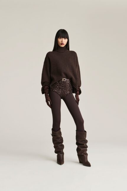 MAGLIA PULL DOLCEVITA MOKA TURTLENECK CHRIS Aniye By