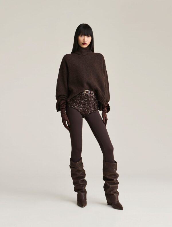 MAGLIA PULL DOLCEVITA MOKA TURTLENECK CHRIS Aniye By
