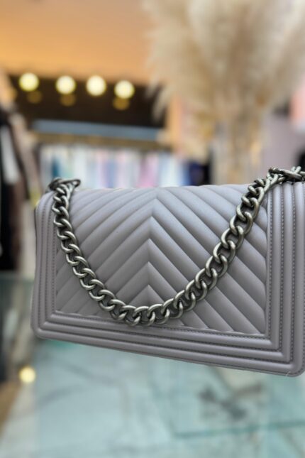 BORSA FLAT MEDIUM MALVA Marc Ellis
