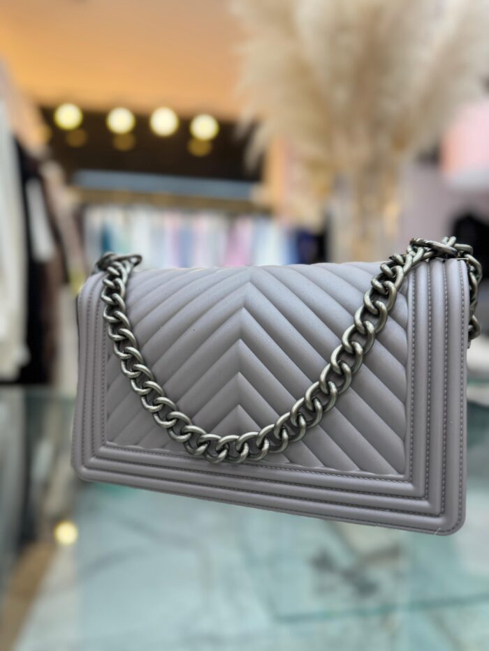 BORSA FLAT MEDIUM MALVA Marc Ellis