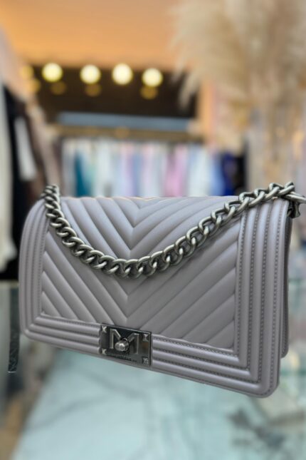 BORSA FLAT MEDIUM MALVA Marc Ellis