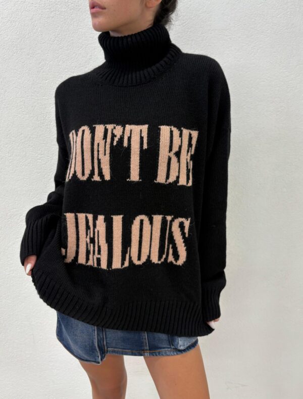 DOLCEVITA OVER NERO TURT LENECK KOLOR Aniye By