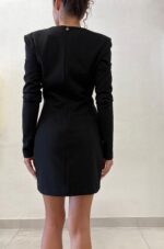 ABITO TUBINO NERO V DRESS SIENNA Aniye By